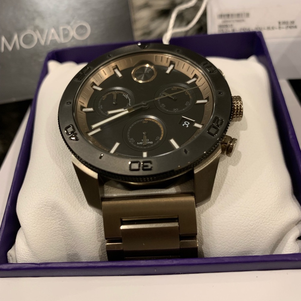 SOLD on other site!! NWT. Movato Mens Swiss Chrono - Picture 5 of 8